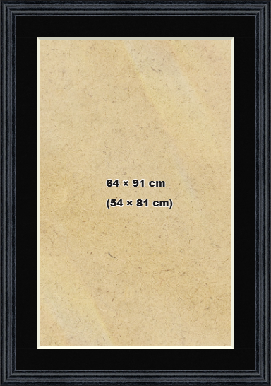 Classic Frames Black 91x64 cm Picture Frame with (81x54 cm) Black mount