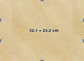 Frameless Clip Frames Transparent 32.1x23.2 cm Picture Frame 