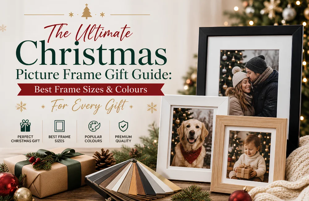 The Ultimate Christmas Picture Frame Gift Guide: Best Frame Sizes & Colours For Every Gift